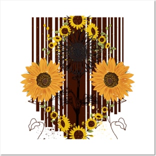 Little Aesthetic Sunflower Posters and Art